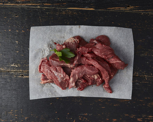 100% Pasture Fed Organic Steak Stir Fry Strips