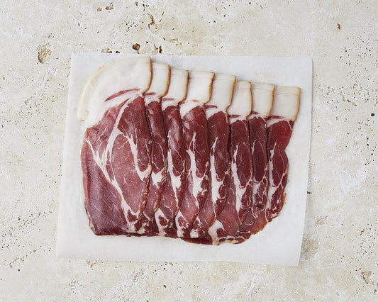 Nitrate Free Organic Smoked Collar Bacon
